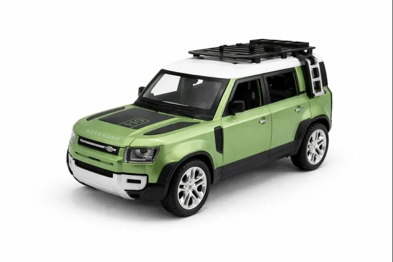 81_11zon ماکت فلزی Land Rover Defender در مقیاس 1/24، نماد قدرت، ماجراجویی و طراحی ماندگار خودروهای آفروده