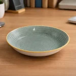 خرید و قیمت خورش خوری سرامیک لبه زرد طرح خورشید ترکیبی از هنر و کاربرد روزمره